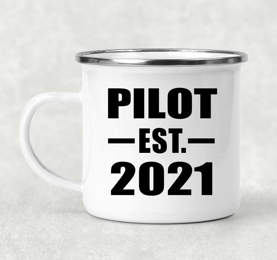 Pilot Established EST. 2021 - 12oz Camping Mug