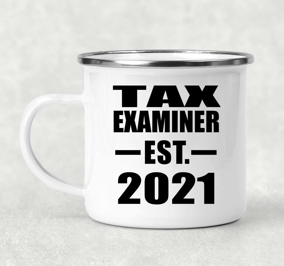 Tax Examiner Established EST. 2021 - 12oz Camping Mug