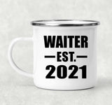 Waiter Established EST. 2021 - 12oz Camping Mug