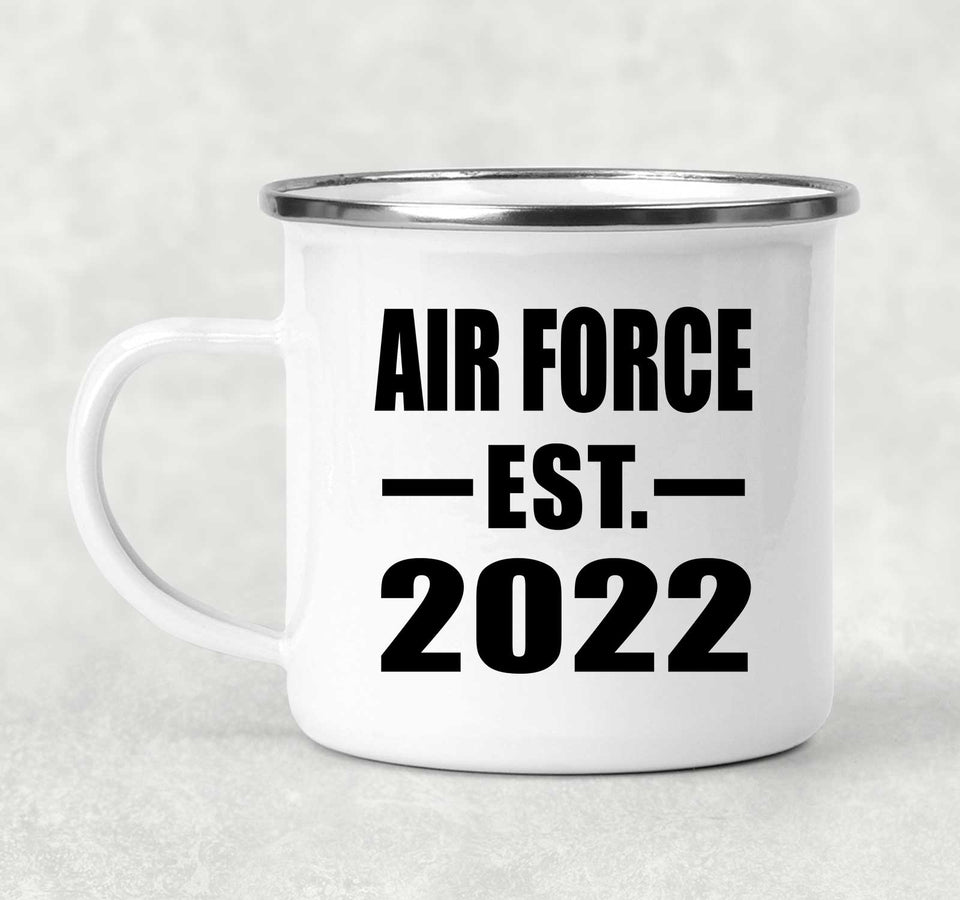 Air Force Established EST. 2022 - 12oz Camping Mug