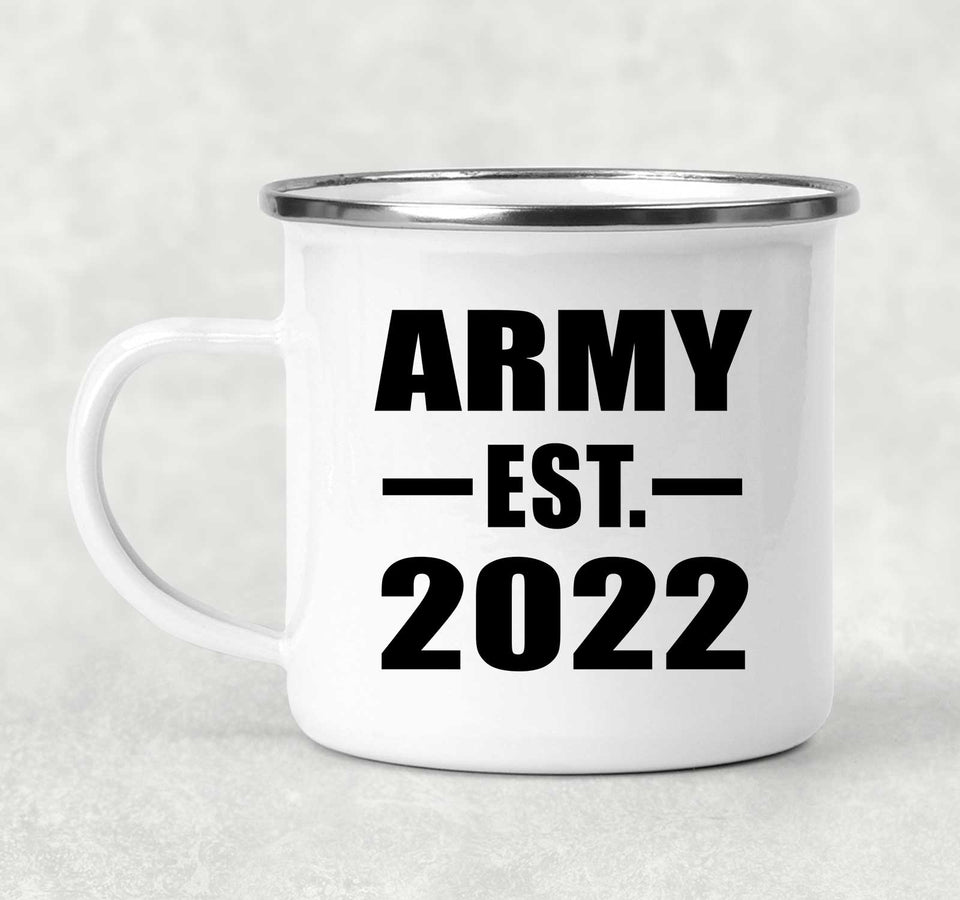 Army Established EST. 2022 - 12oz Camping Mug