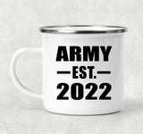 Army Established EST. 2022 - 12oz Camping Mug