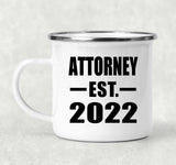 Attorney Established EST. 2022 - 12oz Camping Mug