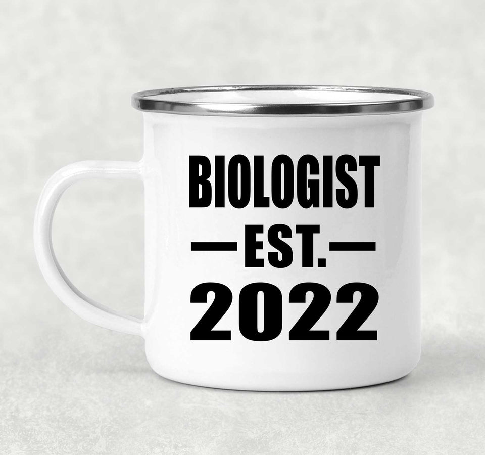 Biologist Established EST. 2022 - 12oz Camping Mug