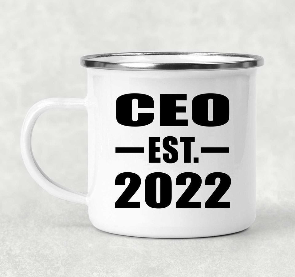 CEO Established EST. 2022 - 12oz Camping Mug
