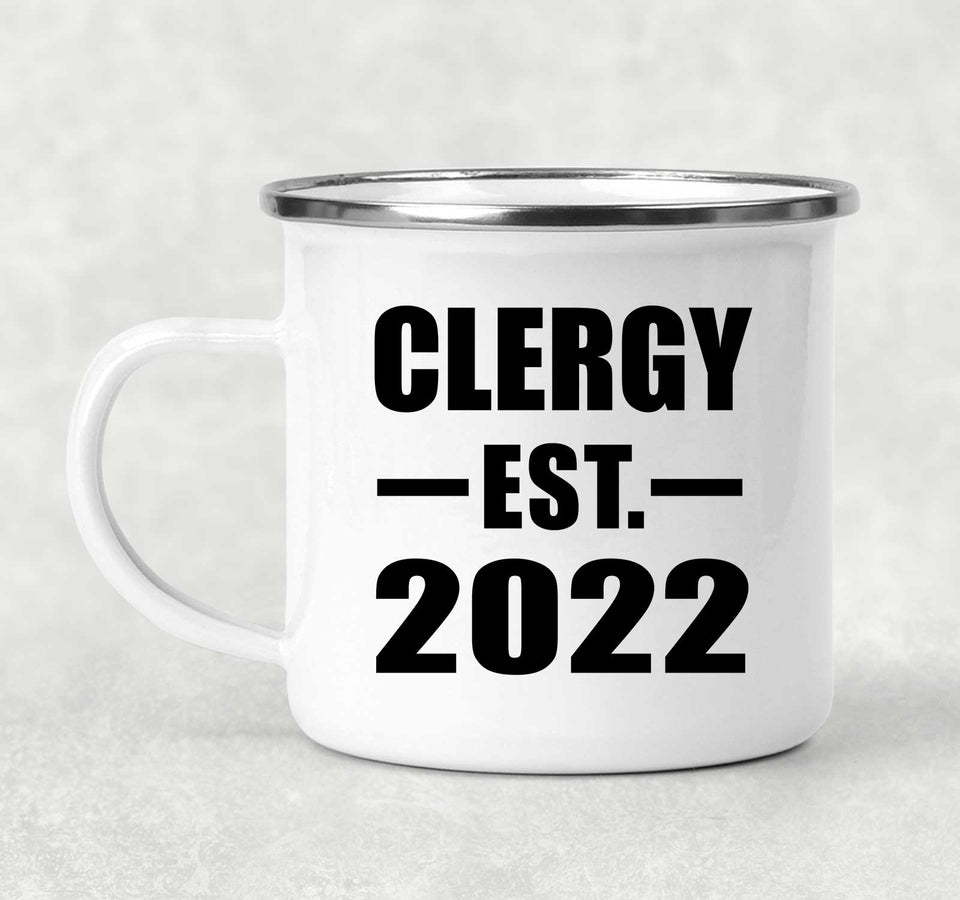 Clergy Established EST. 2022 - 12oz Camping Mug