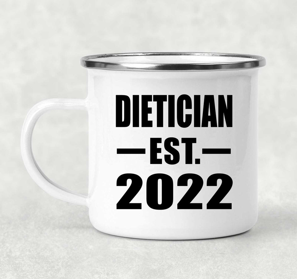 Dietician Established EST. 2022 - 12oz Camping Mug