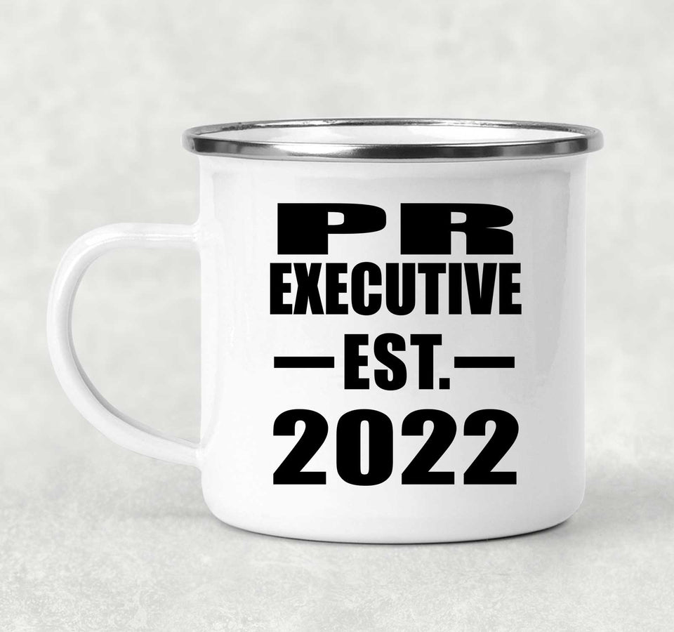 PR Executive Established EST. 2022 - 12oz Camping Mug