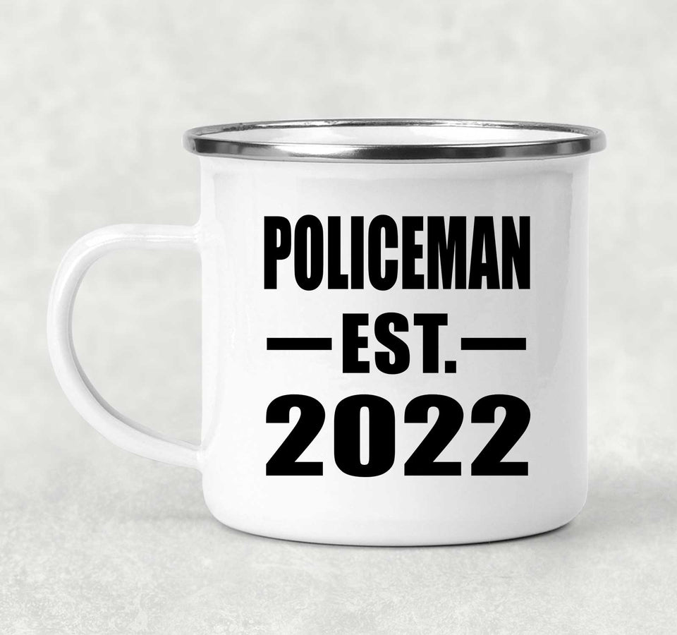 Policeman Established EST. 2022 - 12oz Camping Mug