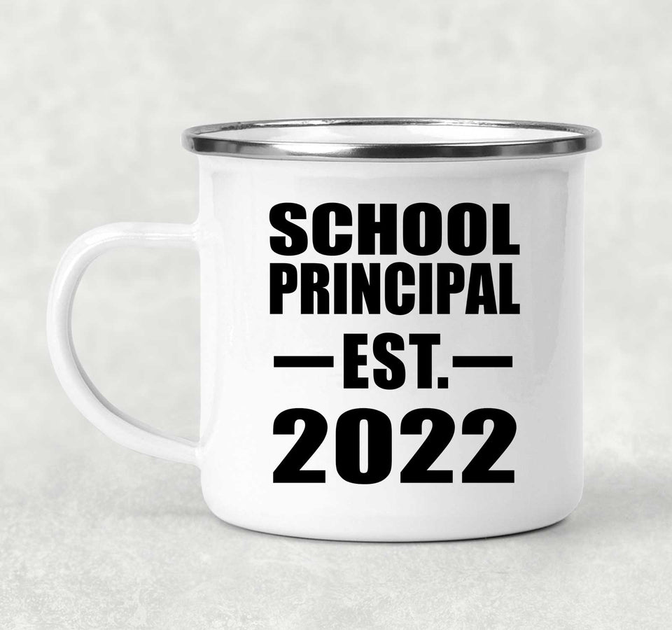 School Principal Established EST. 2022 - 12oz Camping Mug