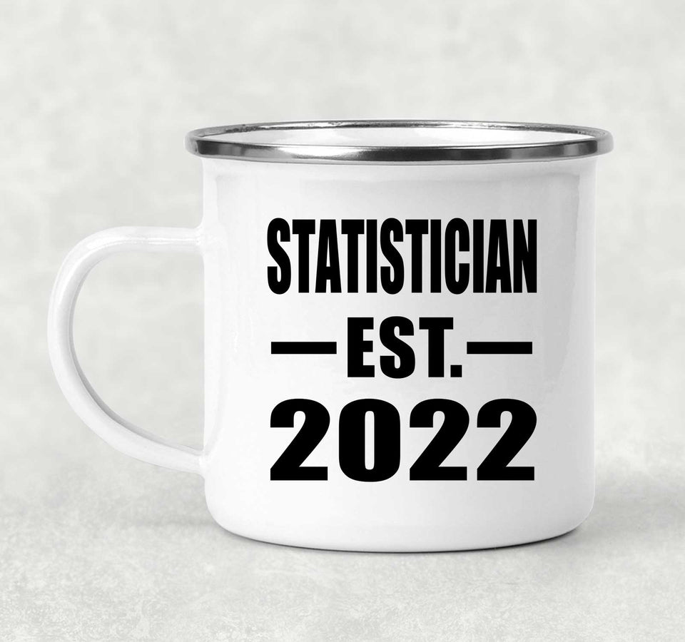 Statistician Established EST. 2022 - 12oz Camping Mug