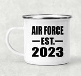 Air Force Established EST. 2023 - 12oz Camping Mug