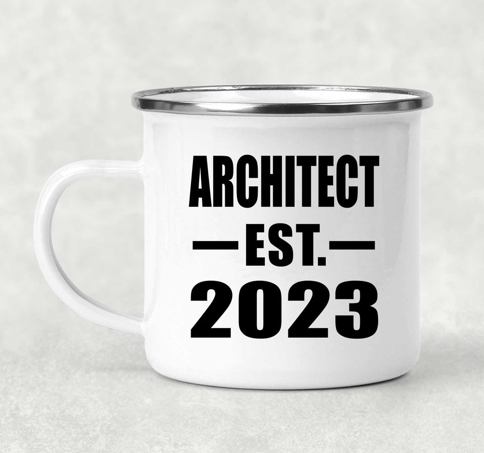 Architect Established EST. 2023 - 12oz Camping Mug