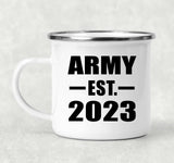 Army Established EST. 2023 - 12oz Camping Mug
