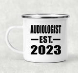 Audiologist Established EST. 2023 - 12oz Camping Mug