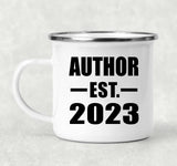 Author Established EST. 2023 - 12oz Camping Mug