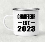 Chauffeur Established EST. 2023 - 12oz Camping Mug