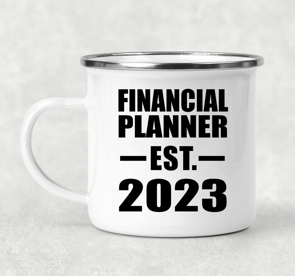 Financial Planner Established EST. 2023 - 12oz Camping Mug