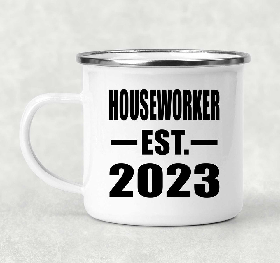 Houseworker Established EST. 2023 - 12oz Camping Mug