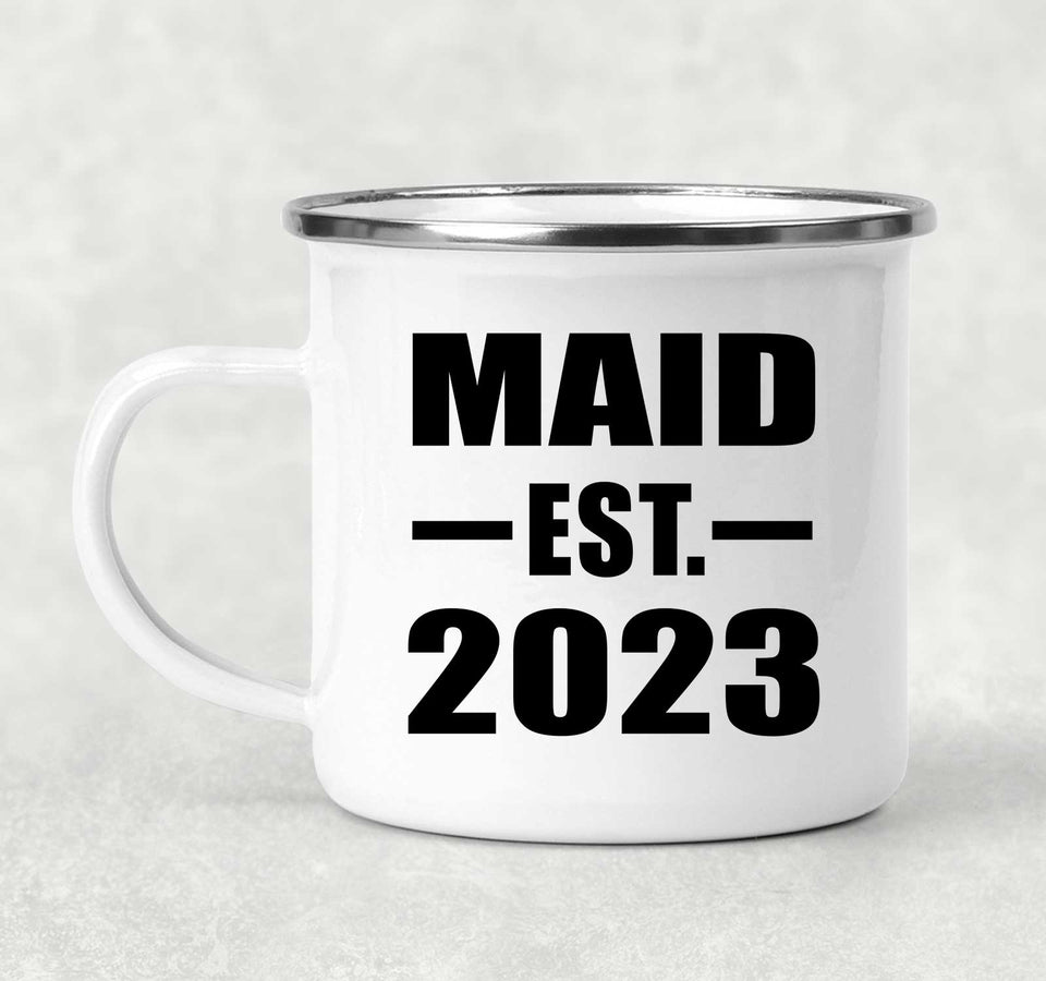 Maid Established EST. 2023 - 12oz Camping Mug