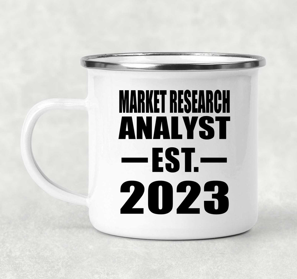 Market Research Analyst Established EST. 2023 - 12oz Camping Mug