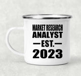 Market Research Analyst Established EST. 2023 - 12oz Camping Mug