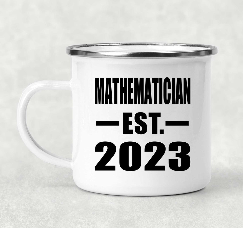 Mathematician Established EST. 2023 - 12oz Camping Mug