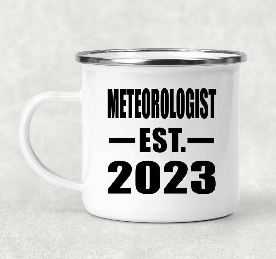 Meteorologist Established EST. 2023 - 12oz Camping Mug