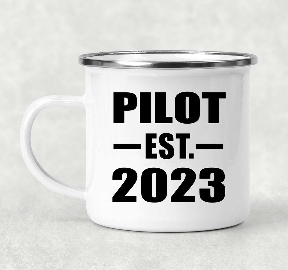 Pilot Established EST. 2023 - 12oz Camping Mug