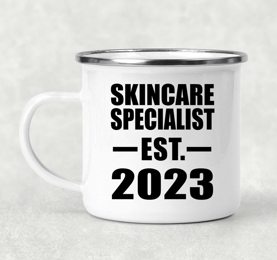 Skincare Specialist Established EST. 2023 - 12oz Camping Mug