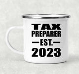 Tax Preparer Established EST. 2023 - 12oz Camping Mug