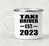 Taxi Driver Established EST. 2023 - 12oz Camping Mug