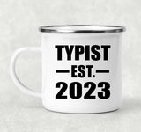 Typist Established EST. 2023 - 12oz Camping Mug