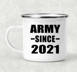 Army Since 2021 - 12oz Camping Mug