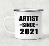 Artist Since 2021 - 12oz Camping Mug
