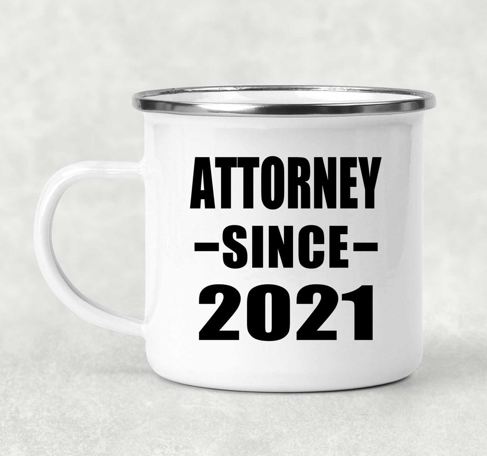 Attorney Since 2021 - 12oz Camping Mug