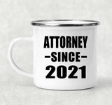Attorney Since 2021 - 12oz Camping Mug