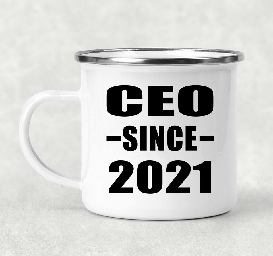 CEO Since 2021 - 12oz Camping Mug