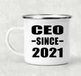CEO Since 2021 - 12oz Camping Mug