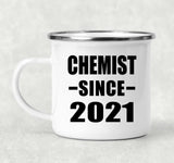 Chemist Since 2021 - 12oz Camping Mug