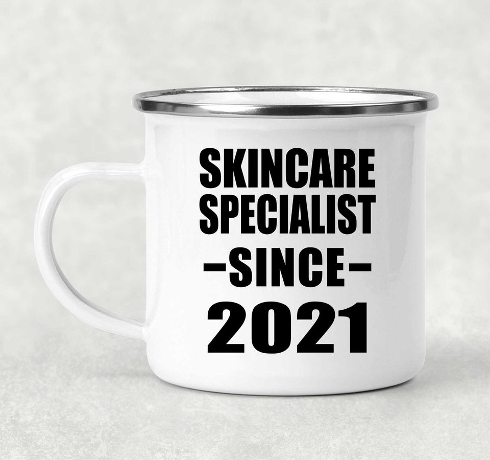 Skincare Specialist Since 2021 - 12oz Camping Mug