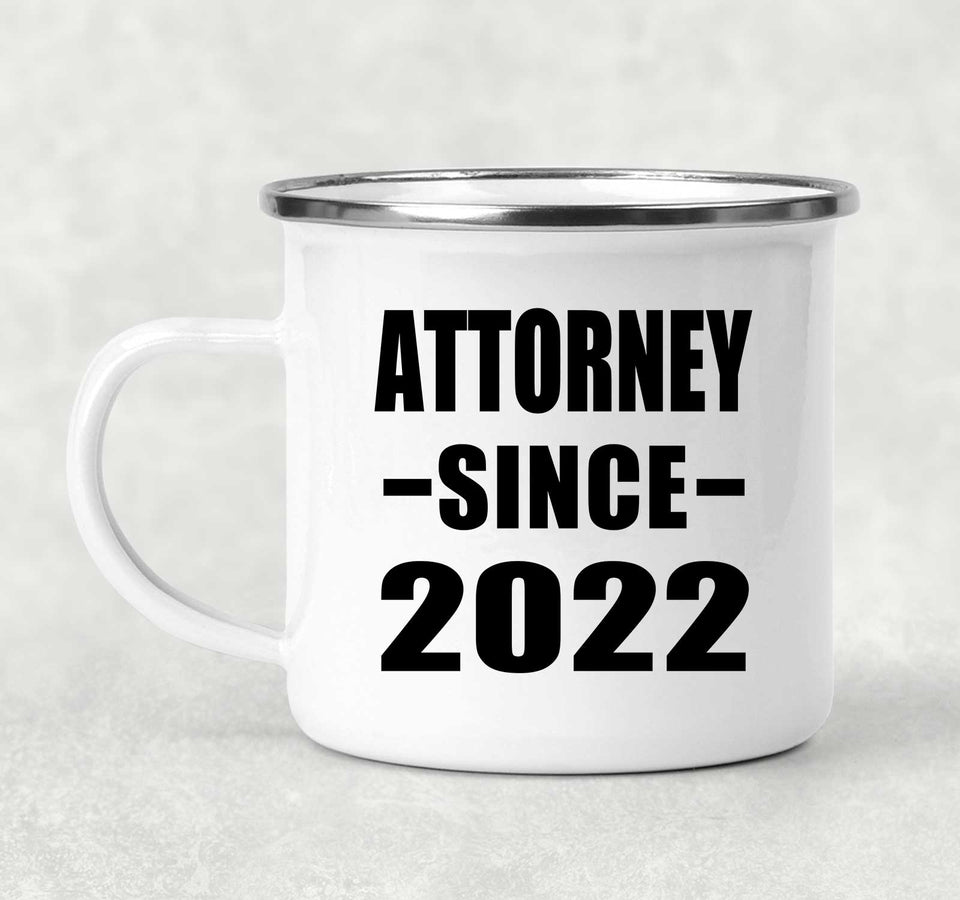 Attorney Since 2022 - 12oz Camping Mug