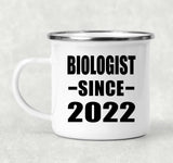 Biologist Since 2022 - 12oz Camping Mug