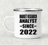 Market Research Analyst Since 2022 - 12oz Camping Mug