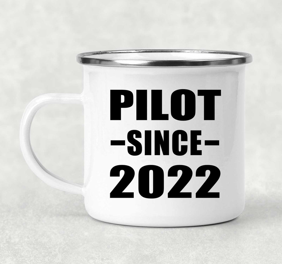 Pilot Since 2022 - 12oz Camping Mug