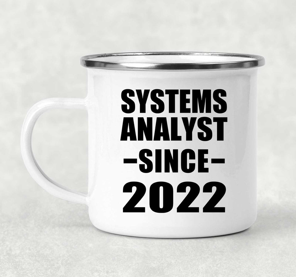 Systems Analyst Since 2022 - 12oz Camping Mug