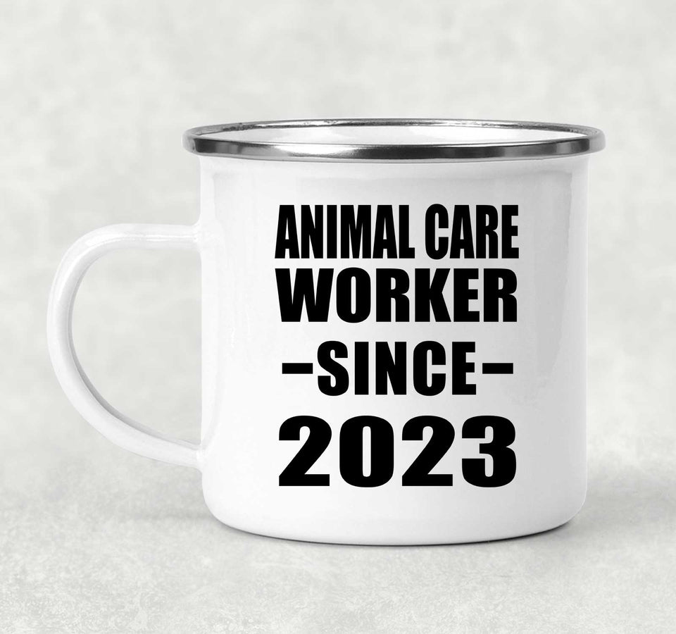 Animal Care Worker Since 2023 - 12oz Camping Mug