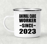 Animal Care Worker Since 2023 - 12oz Camping Mug