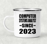 Computer Systems Analyst Since 2023 - 12oz Camping Mug