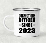 Corrections Officer Since 2023 - 12oz Camping Mug